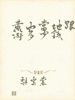 黄山当地跟团旅游多少钱