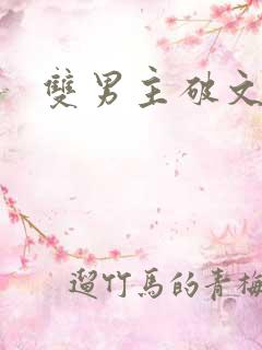 双男主破文推荐