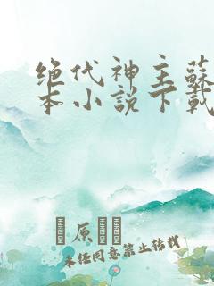 绝代神主苏莫全本小说下载