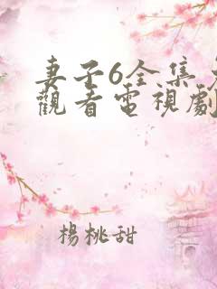 妻子6全集免费观看电视剧第11集