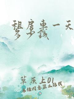 租房车一天大概多少钱
