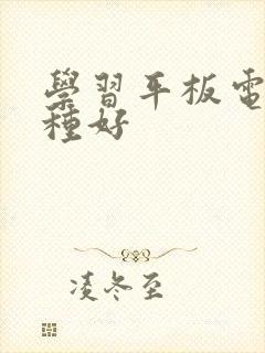 学习平板电脑哪种好