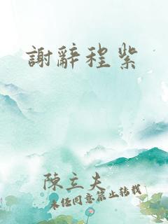 谢辞程紫