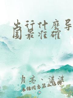 出行什么导航地图最准确