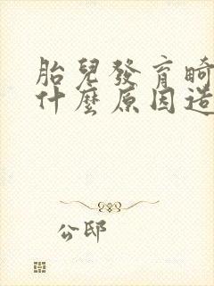胎儿发育畸形是什么原因造成的
