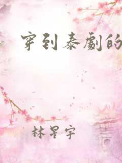 穿到泰剧的小说