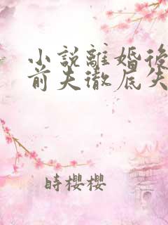 小说离婚后豪门前夫彻底失了控时漾无弹窗