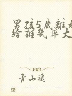 男孩5岁离婚判给谁几率大