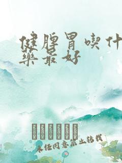 健脾胃吃什么中药最好