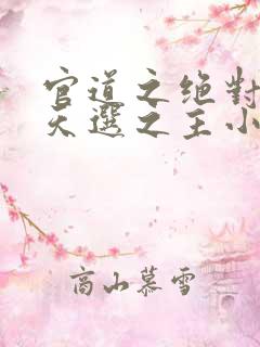 官道之绝对权力天选之主小说全篇