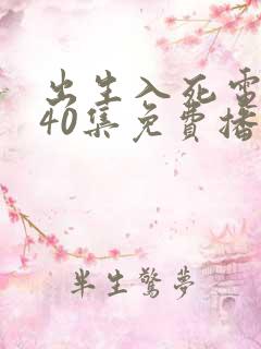出生入死电视剧40集免费播放