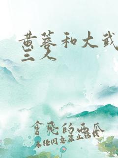 黄蓉和大武小武三人