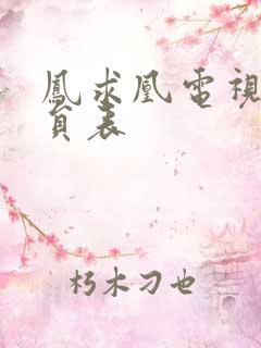 凤求凰电视剧演员表