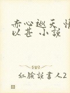 赤心巡天 情何以甚 小说