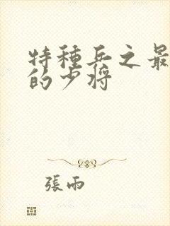 特种兵之最年轻的少将