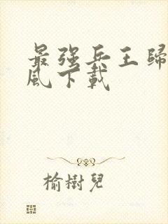 最强兵王归来萧风下载
