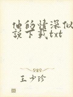 他的情深似海小说下载txt