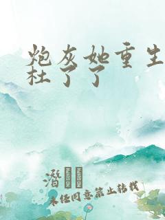 炮灰她重生了 杜了了