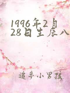 1996年2月28日生辰八字