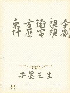 东方卫视今晚演什么电视剧