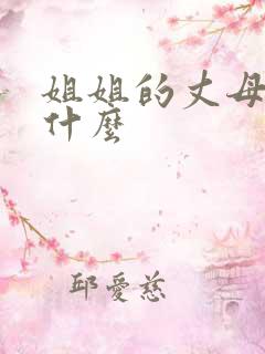 姐姐的丈母娘叫什么