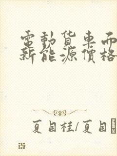 电动货车面包车新能源价格