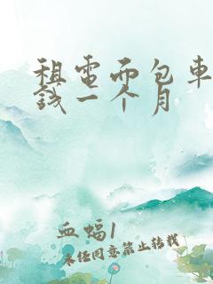 租电面包车多少钱一个月 租电面包车多少钱一个月