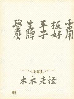 学生平板电脑什么牌子好用又便宜