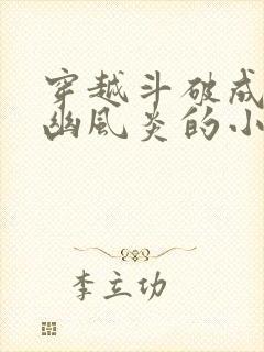 穿越斗破成为九幽风炎的小说