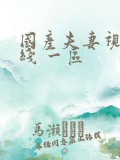 国产夫妻视频在线 一区