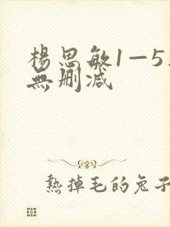 杨思敏1—5集无删减