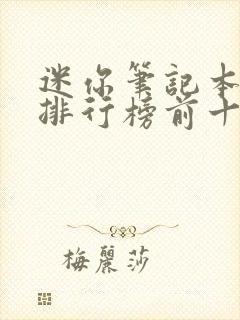 迷你笔记本电脑排行榜前十名