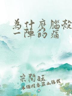 为什么脑壳一阵一阵的痛
