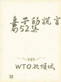 妻子的谎言大结局52集