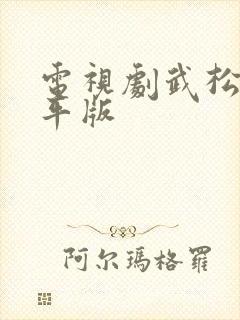 电视剧武松祝延平版