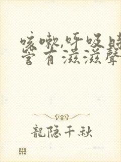 咳嗽,呼吸时气管有滋滋声音