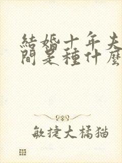 结婚十年夫妻之间是种什么样的感情