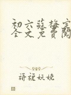 初六苏梅完整版全文免费阅读