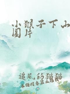 小猴子下山绘本图片