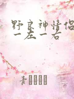 野良神情侣头像一左一右