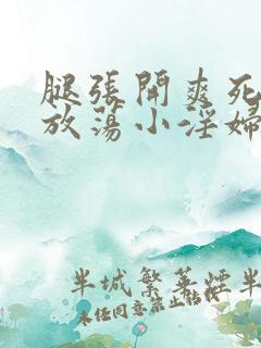 腿张开爽死你个放荡小淫妇h