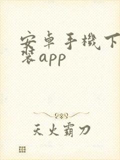 安卓手机下载安装app