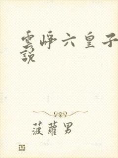 云峥六皇子的小说