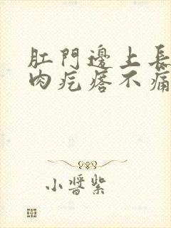 肛门边上长了个肉疙瘩不痛不痒