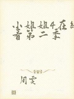 小姐姐4在线观看第二季