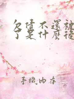 欠债不还被起诉了是什么后果