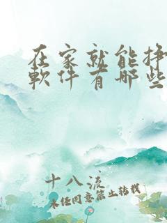 在家就能挣钱的软件有哪些