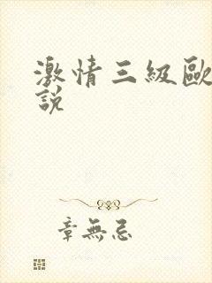 激情三级欧美小说