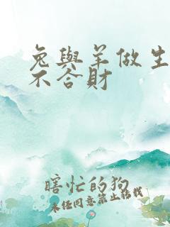 兔与羊做生意合不合财