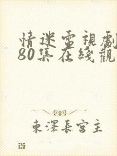 情迷电视剧全集80集在线观看免费